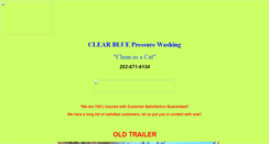 Desktop Screenshot of clearbluepressurewashing.com